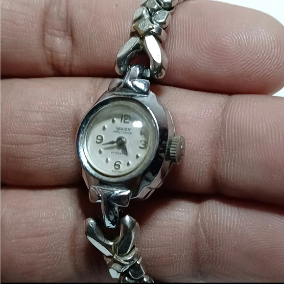 RARE Vintage Gruen Precision Mechanical Wind Up 17 Jewels Watch Wristwatch - Picture 2 of 7